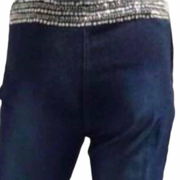 Basix II Bling Jeans 2 | Side Zip | NWT | US 2 - Picture 4 of 12